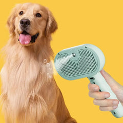 Steam Pet Comb – 3-in-1 Spa-Style Grooming for Cats & Dogs