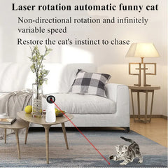 Interactive Cat Laser Toy – Automatic Smart Laser Pointer for Endless Feline Fun