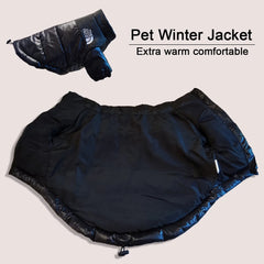 Dog Face Puffer Jacket – Warm & Stylish Winter Coat for Pets