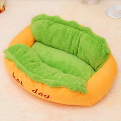 Hot Dog Pet Bed | Cozy Comfort in a Fun Design