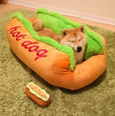 Hot Dog Pet Bed | Cozy Comfort in a Fun Design