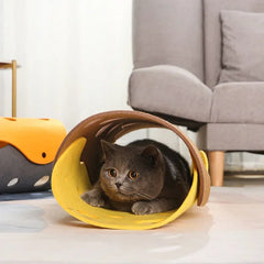 Cat Tunnel Toy – 2-in-1 Play & Sleep Hideaway for Cats