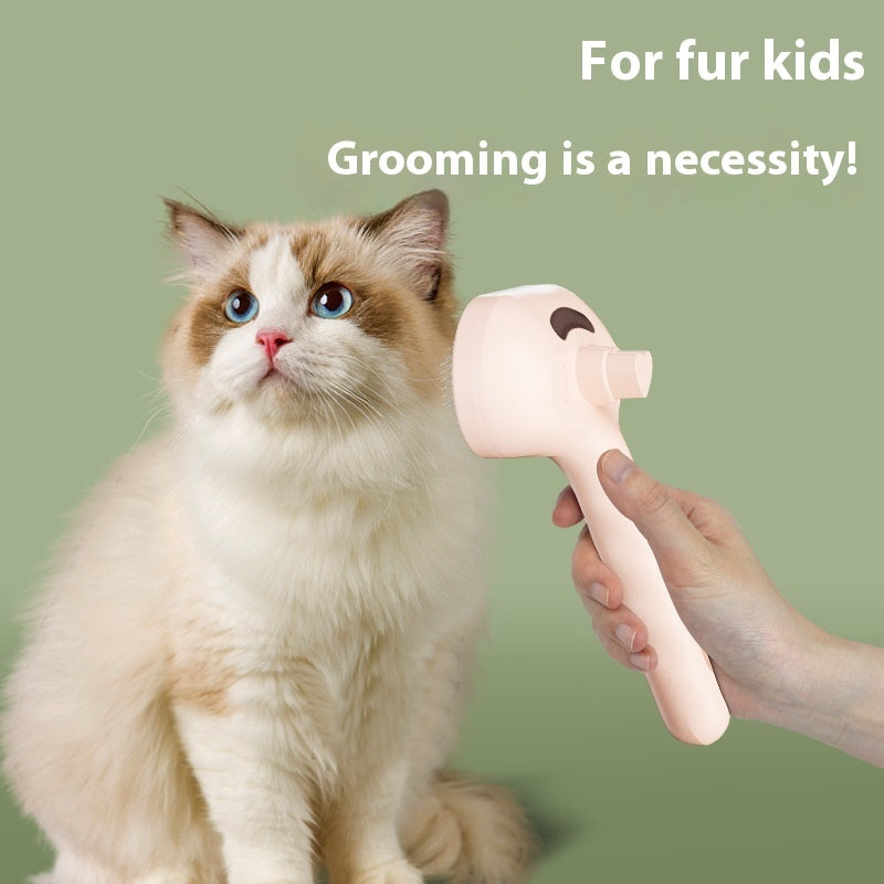 Steam Pet Comb – 3-in-1 Spa-Style Grooming for Cats & Dogs