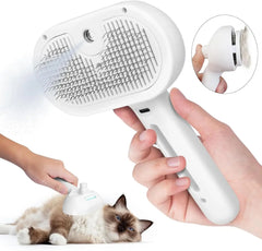 Steam Pet Comb – 3-in-1 Spa-Style Grooming for Cats & Dogs